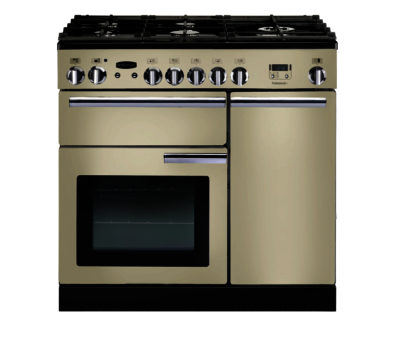 RANGEMASTER  Professional 90 Dual Fuel Range Cooker - Cream & Chrome